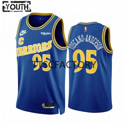 Dres Golden State Warriors Juan Toscano-Anderson 95 Jordan 2022-23 Classic Edition Royal Swingman - Dječji